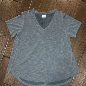 Mod Ref Charcoal Short Sleeve V-Neck Tee